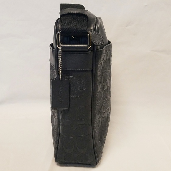 💼Coach Signature Charles Leather Flight Bag - Picture 3 of 7